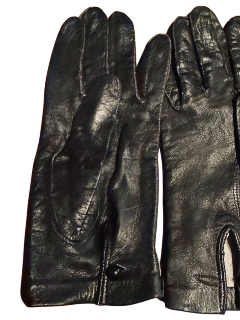 Vintage Women’s Genuine Leather Driving Gloves, Made in Italy - Circa 1940-1950 - Picture 7 of 10